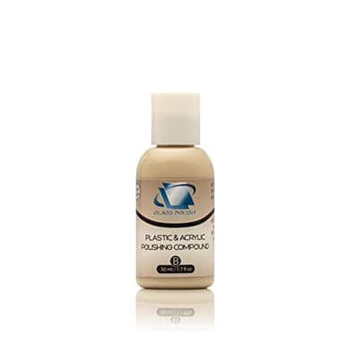 Glass Polish 1.7oz (50ml) Plastic & Acrylic Polishing Compound for Professional High-Gloss Micro Finishes - GP14017