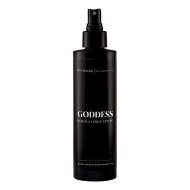 Mavwicks Fragrances - (Goddess) Linen & Room Spray (8oz) – Bedroom & Home Fragrance Mist, Long-Lasting Freshness To Brighten Up Your Space, Fabric & Air Freshener, Aromatherapy Scent Spray