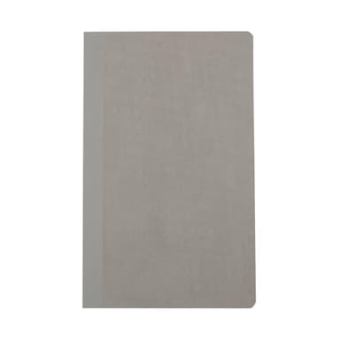 Muji 2185190 Premium Paper Slim Notebook, Horizontal Ruled Vertical Dots, A5 Slim, Light Gray, 40 Sheets