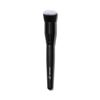 e.l.f. Camo Liquid Blush Brush, Angled Blush Brush Ideal For Applying & Blending Colors On Cheeks, Soft, Dense Bristles, Vegan & Cruelty-free