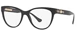 Versace VE 3304 GB1 Black Plastic Cat-Eye Eyeglasses 53mm
