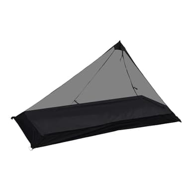 Onewind Inner Tent for Solitary Shelter, Ultralight Inner Mesh Mosquito Net with 40D Nylon Floor No-See-Um Breathable Mesh Double Sided Zipper Bugnet for Camping, Black