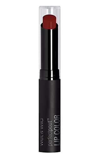 Wet n Wild Perfect Pout Lipstick, Red Club Brat, Vegan | Gluten-Free | Cruelty-Free | Lip Color, Lip Color