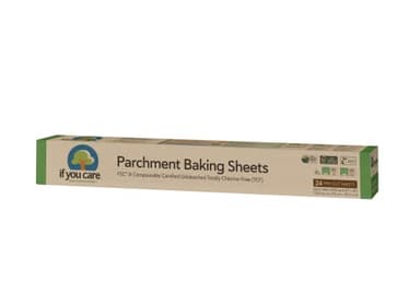 If You Care Parchment Paper Baking Sheets – 3 Pack of 24-Count Precut Liners - Unbleached, Chlorine Free, Greaseproof, Silicone Coated – Standard Size – Fits 12.5” x 16” Pans