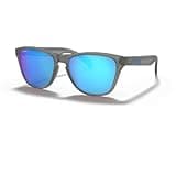 Oakley Kids Frogskins Xs OJ9006 900605 53MM Matte Grey Ink/Prizm Sapphire Round Sunglasses for Boys for Girls + BUNDLE with Designer iWear Eyewear Kit Leash