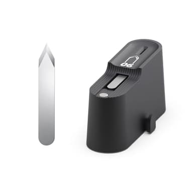 HOZO 10PCS Ultrasonic Cutter Replacement Blades – Compatible with NeoBlade & Most Ultrasonic Cutting Tools,SK5 High Carbon Stee,Blade Storage Box - 06 Double Edge Blade