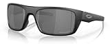 Oakley Drop Point Sunglasses Matte Black with Prizm Black Polarized Lens 61mm OO9367