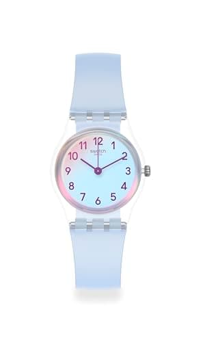 Swatch Lady Women's Watch Casual Polymer Blue Quartz Waterproof Casual Blue