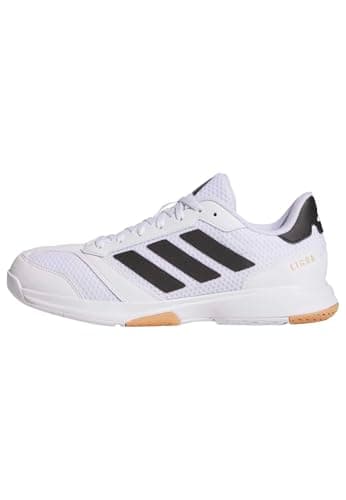 Adidas Womens Ligra 8 Indoor Volleyball, White/Black/White, 7
