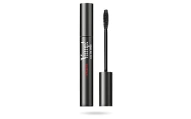 Pupa Milano Vamp! All In One Mascara - Add Extreme Volume and Length to Lashes - Serum-Infused Formula Promotes Thicker Lash Appearance - Smudge and Clump Resistant - 101 Extra Black - 0.3 oz