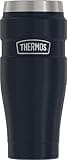 THERMOS Stainless King Vacuum-Insulated Travel Tumbler, 16 Ounce, Midnight Blue
