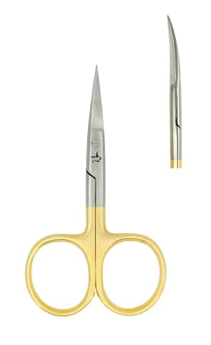 Kingfisher Fly Tying All Purpose Scissors 4 Inch, Curved
