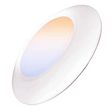 LABORATE LIGHTING, Surface Mount LED Disk 4 inch Dimmable Light, 10W, 600 Lumens, Multiple Color Options 3000K | 4000K | 5000K, LED Ceiling Light in White Finish. (Pack of 1)