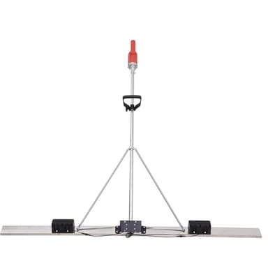 Power Concrete Screed Vibratory Kit Concrete Finishing Tool with 6ft Boards, Cordless Electric Screed Cement Finishing Vibrating Machin, Concretes Surfaces Leveling Tamper Ruler