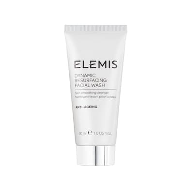 ELEMIS Dynamic Resurfacing Facial Wash - Gentle Travel Size Daily Gel Cleanser - Enzyme-Powered Skin Refining Formula - Sensitive Skin Friendly - 30ml