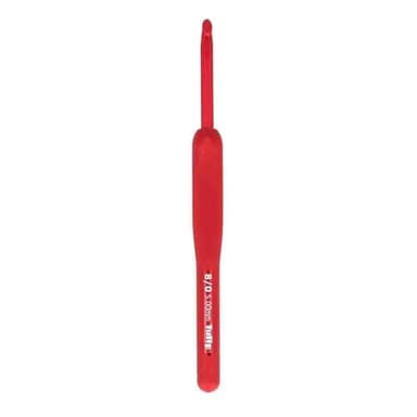 Tulip Etimo Red Crochet Hook Soft-Grip 5.00mm 1pc
