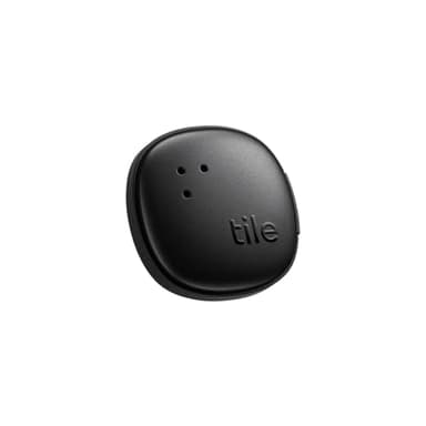 Tile by Life360 Sticker - Small Bluetooth Tracker, Remote Finder and Item Locator for Bikes, Glasses and More. Both iOS and Android Compatible. Phone Finder. 1-Pack (Black)