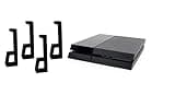 Kimalab Horizontal Vertical Stand for PS4 Original PlayStation 4 Stand Cooling Station Feet for PS4 Console Fat Compatible - Updated Design for Secure Fit (PS4 Original - Black)