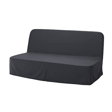 Ikea NYHAMN 3-seat sofa-bed, with foam mattress Naggen/dark grey