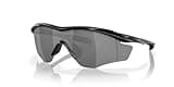 Oakley Men's OO9343 M2 Frame XL Rectangular Sunglasses, Matte Black/Prizm Black Polarized, 45 mm