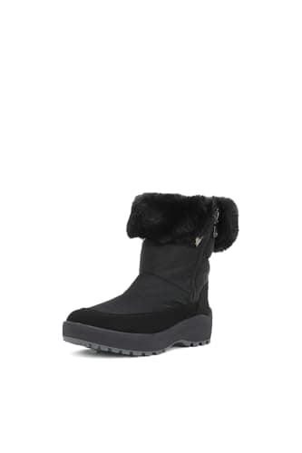 PAJAR Canada VALENTINA women's ice-gripper snow boots BLACK IRON 8 US