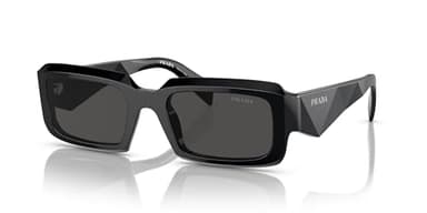 Prada PR 27ZS - 16K08Z Sunglasses BLACK w/DARK GREY 54mm