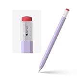 ELETIUO Silicone Case Compatible with Apple Pencil 2nd Generaion Cover,Protective Holder Grip Sleeve with Cap Accessories Compatible with iPad Pro 11 12.9 inch,Purple