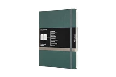 Moleskine PRO Notebook, Hard Cover, XL (7.5" x 9.5") Professional Project Planning, Forest Green, 192 Pages