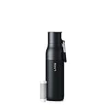 LARQ Bottle Filtered - Insulated Stainless Steel Water Bottle BPA Free with Nano Zero technology and long-lasting filters, Obsidian Black, 17oz