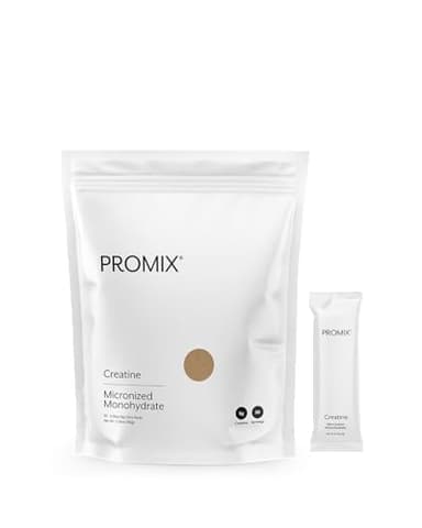 ProMix Nutrition Creatine Monohydrate Travel Packs, 5g of micronized Clean Creatine for Men and Women, Supports Muscle Growth & Recovery, Vegan - 30 Servings