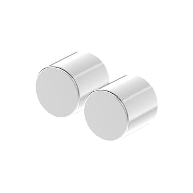 FamouSheen - Super Powerful 1 Inch Cylinder Magnets 1.00" D x 1.00" H - 2 Pack, Strong Neodymium Cylindrical Magnets, One of Most Powerful Rare Earth Magnet, Extremely Heavy Duty Neodymium Magnet