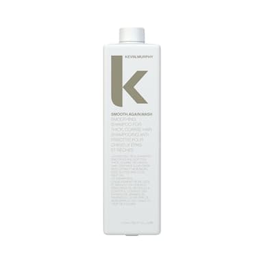 KEVIN.MURPHY SMOOTH.AGAIN WASH - Frizz Control Shampoo - For Thick, Coarse & Unruly Hair - Moisturising Shampoo for Hair Hydration - Sulphate & Paraben Free - 1000 mL / 33.8 fl oz