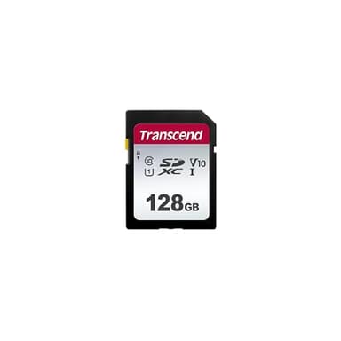 Transcend SDC300S 128GB SDXC Memory Card, Up to 100MB/s, UHS-I U1 V10, Full HD, Class 10 High-Speed SD Card for Canon, Nikon, Sony, Pentax, Kodak, Olympus, Panasonic Digital Cameras
