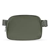 INTINI Everywhere Belt Bag – Large, Crossbody Fanny Pack Women 56 Inch Plus Size Waist Cross Body Fashion Olive Green