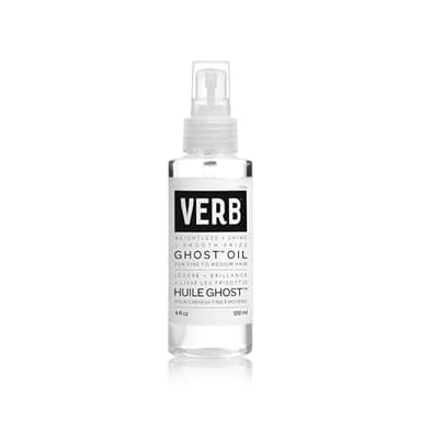 VERB Ghost Oil, 4 fl oz- Weightless Hair Oil for Fine to Medium Hair – Smooths Frizz, Adds Shine – No Parabens, Gluten or Harmful Sulfates