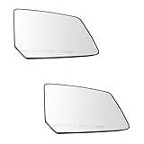 INGKTMFT 2 Set of - Exterior Mirror Glass w/Backing Plate Passenger Side for Chevy for Traverse 2009-2014,for GMC for Acadia 2007-2013,for Saturn for Outlook 2007-2010 Suv,Affordable