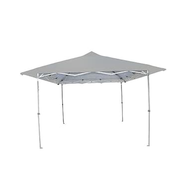Garden Winds Custom Fit Replacement Canopy Top Cover Compatible with The Everbilt NS Pug 144-150D, 1004 605 817 12' X 12' Pop Up Gazebo - Upgraded Performance RIPLOCK 350 Fabric - Slate Gray