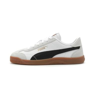 PUMA Women's Club 5v5 Sneaker White Black-Feather Gray, 8.5