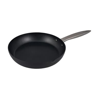 Zyliss Ultimate Pro Nonstick Frying Pan - Hand Anodized Frying Pan with Pour Spout - Non-Stick Stainless Steel Cookware - Scratch-Resistant and Dishwasher-Safe Pan - 9.5 inches