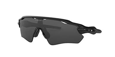 Oakley Mens OO9208 Radar EV Path Rectangular Sunglasses, Matte Black/Grey, 38 mm