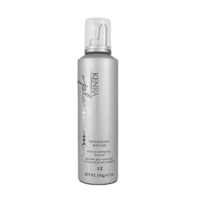 Kenra Platinum Thickening Mousse 12 | Volumizing Styler | Adds Fullness & Body | Humidity Protection Up To 48 hours | Desity Plumping up tp 150% | Thermal Protection | All Hair Types | 6.7 oz