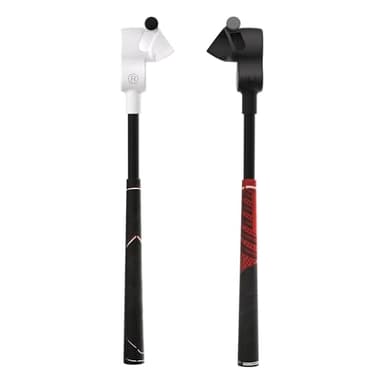 WOUMNTT Golf Club Attachment Compatible with Meta Quest 3/3S Controllers, Left & Right VR Golf Handle Accessory with Non-Slip Rubber Grip, Realistic Golf Simulator Experience for Q3S/Q3 VR Gaming