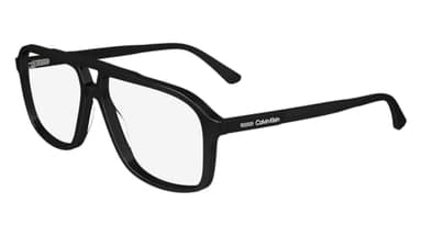 Calvin Klein Unisex Sunglasses, 001 Black, 57