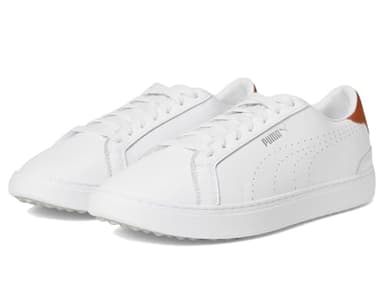 Puma Golf Classic G, Puma White-ASH Gray, 10
