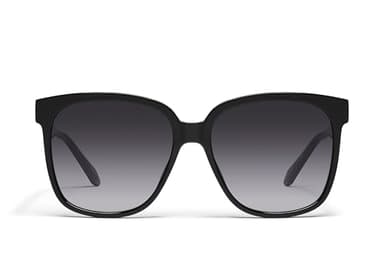 Quay - Womens Sunglasses, Square Lenses with UV Protection, Oversized Sunglasses (Wide Awake, Black)