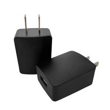 SinitoAula 5V2A Power Adapter Plug for Wall Outlet -UL Certified, Black, 2pcs, 10W USB Charger Block for Cell Phones, Tablets, Earphones, Power Banks, Smart Wearables, Toys and More Electronic Gadgets