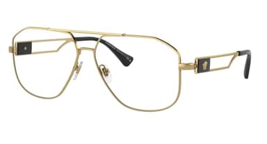 Versace VE1287-1002 Eyeglass Frame GOLD w/DEMO LENS 59mm