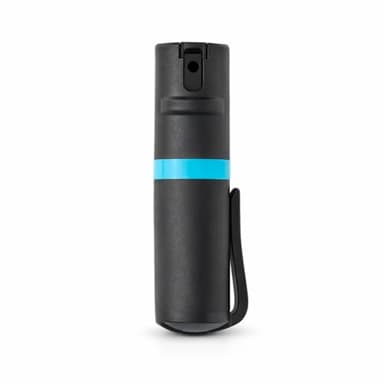 POM Pepper Spray Pocket Clip, Quick Flip Top Safety, Maximum Strength OC Formula with UV Marking Dye, Safe Compact and Tactical Design for Everyday Carry, 25 Bursts, 10 ft Range, 0.5 fl oz