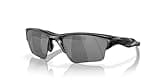 Oakley Men's OO9154 Half Jacket 2.0 XL Rectangular Sunglasses, Polished Black/Black Iridium, 62 mm + 1