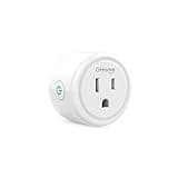 GHome Smart Mini Plug, Wi-Fi Outlet Socket Compatible with Alexa and Google Home, Remote Control with Timer Function, No Hub Required, ETL FCC Listed (1)